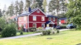 Schwedenhaus mit Luftbefeuchtung